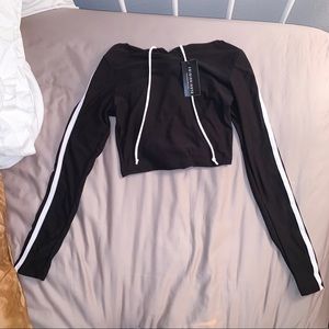 NWT FASHION NOVA CROPPED HOODIE